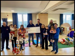 Epsom & Ewell PHAB with cheque